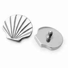 High Polished ASTM F136 Titanium Shell Dermal Anchor Top Body Piercing
